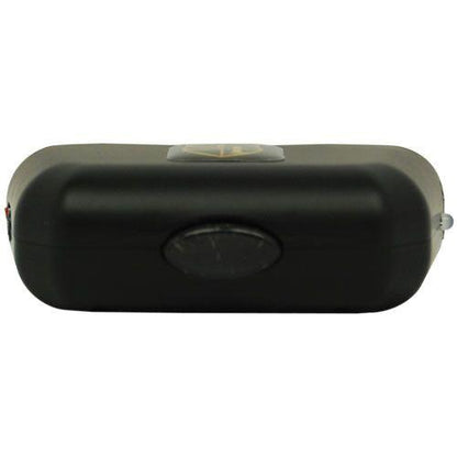 Safety Tech Spike Knuckle Rechargeable Stun Gun Black 20M