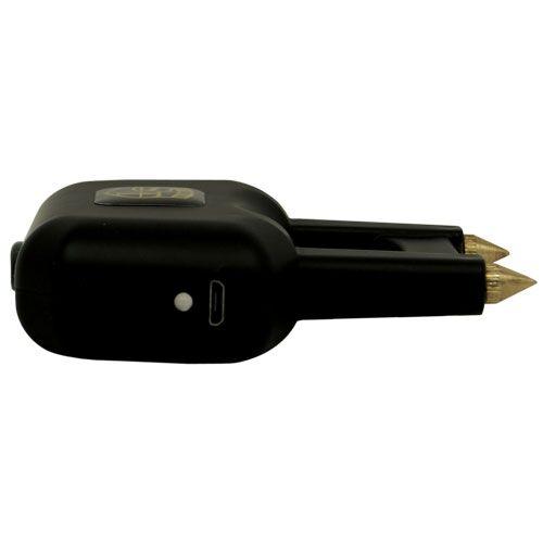Safety Tech Spike Knuckle Rechargeable Stun Gun Black 20M