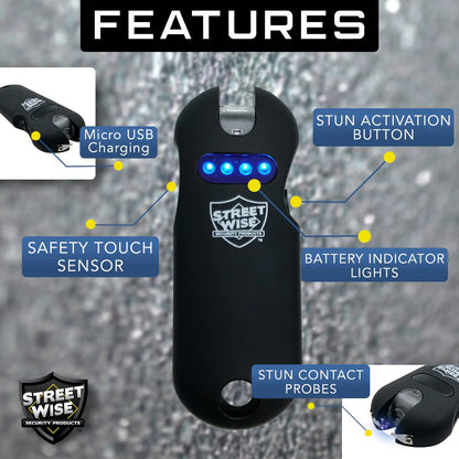 Streetwise Smart Body Activated Stun Gun 24M