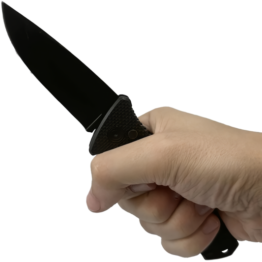 Spring Assisted Automatic OTS Pocket Drop Point Knife 3.5"