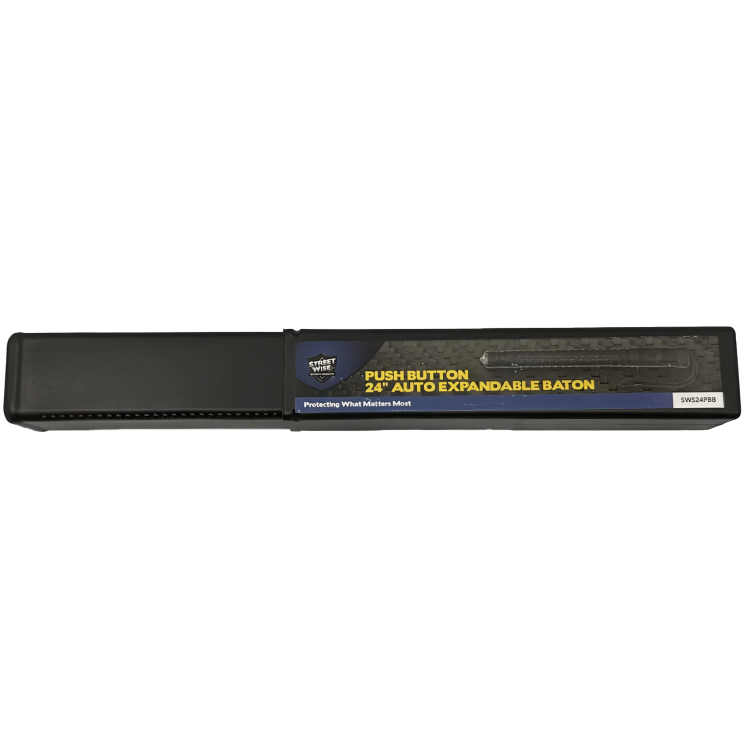 Streetwise Automatic Push Button Expandable Steel Baton 24"