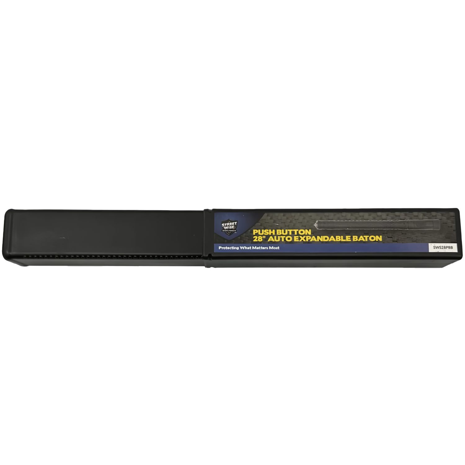 Streetwise Automatic Push Button Expandable Steel Baton 28"