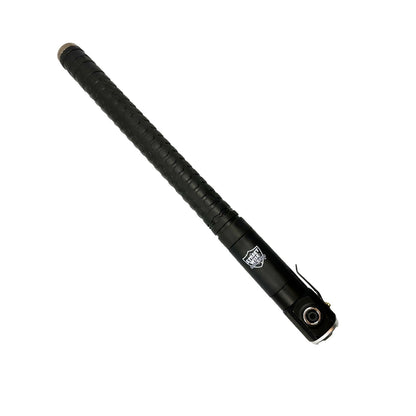 Streetwise Automatic Push Button Expandable Steel Baton with Flashlight 20"