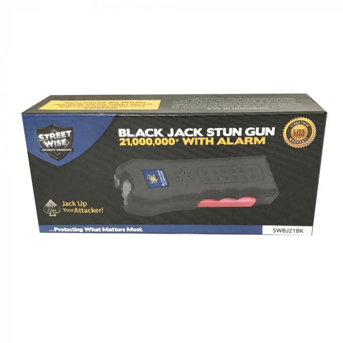 Streetwise Black Jack 120dB Stun Gun Alarm 21M