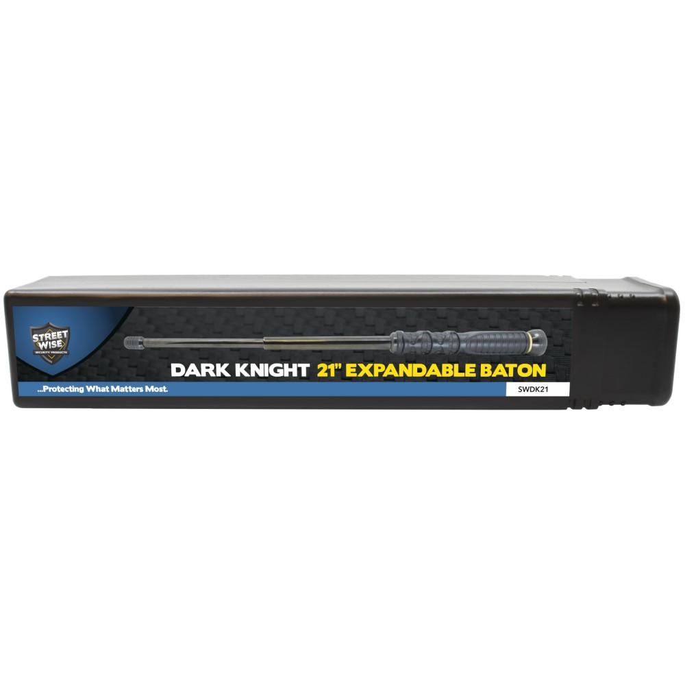 Streetwise Dark Knight Expandable Baton w/ Glass Breaker 21"