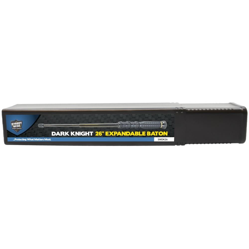 Streetwise Dark Knight Expandable Baton w/ Glass Breaker 26"