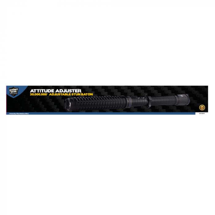 Streetwise™ Expandable 19" LED Stun Gun Baton 30M