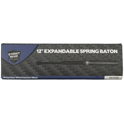 Streetwise Expandable Steel Spring Coil Glass Breaker Baton 12"