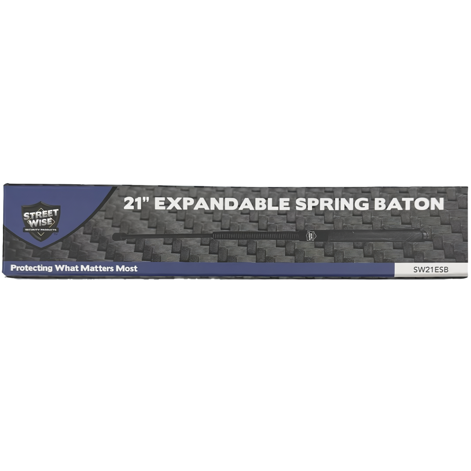 Streetwise Expandable Steel Spring Coil Glass Breaker Baton 21"