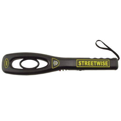 Streetwise Finger Grip Metal Detector w/ Belt Loop Holster