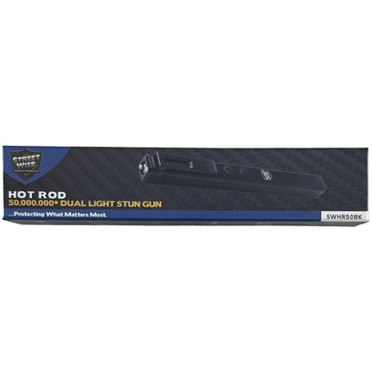 Streetwise Hot Rod Rechargeable Dual Light Stun Gun 50M