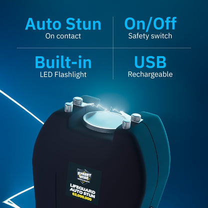 Streetwise Lifeguard 65,000,000* Stun Gun with Auto Stun
