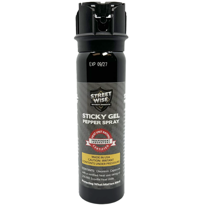 Streetwise Police Strength Sticky Gel Pepper Spray 4 oz.