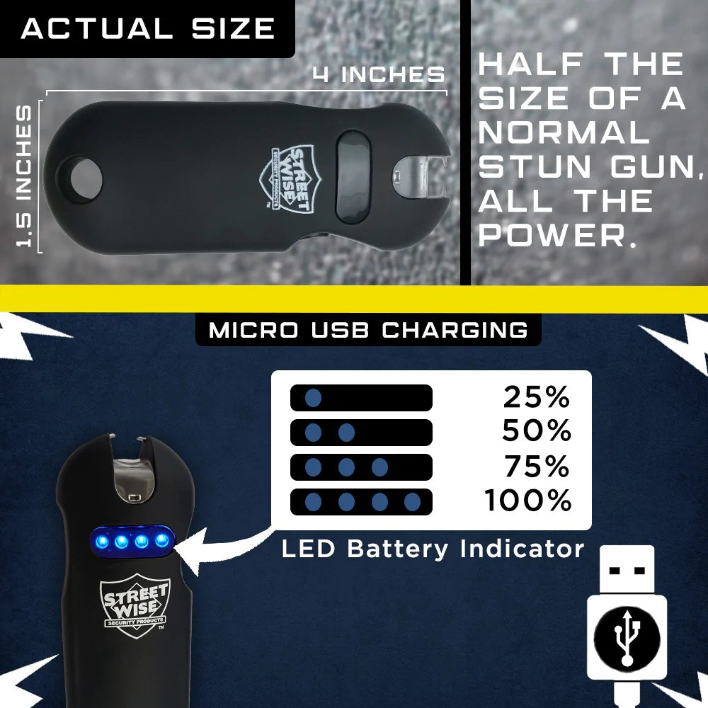 Streetwise Smart Body Activated Stun Gun 24M