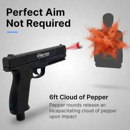 Streetwise The Heat Pepper Ball Launcher Folding Stock Deluxe Kit