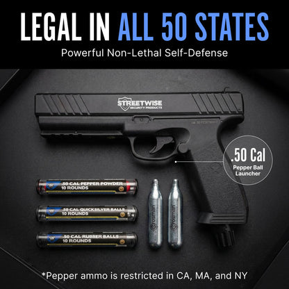 Streetwise The Heat Self-Defense Pepper Ball Launcher Gun