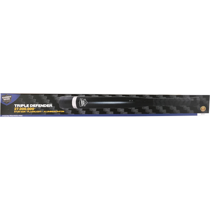 Streetwise Triple Defender 17.5" LED Stun Gun Baton 27M