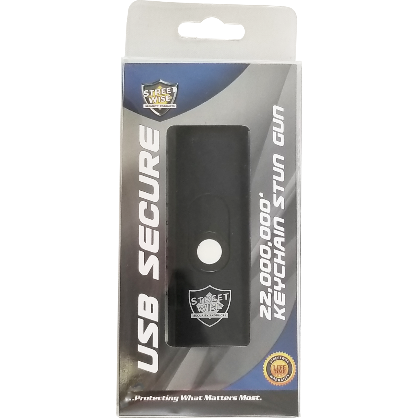 Streetwise USB Secure Keychain Stun Gun 22M