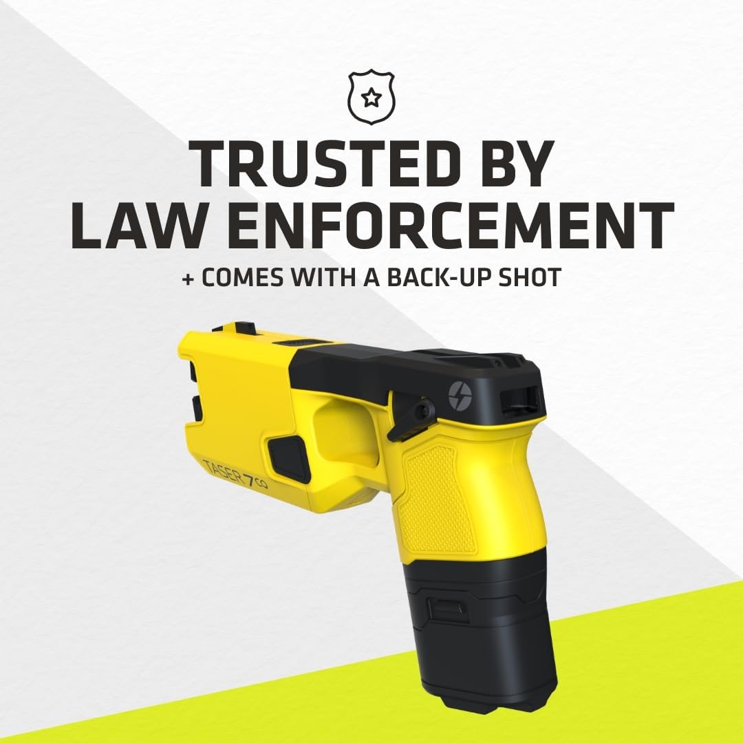 TASER 7 CQ Home Defense Shooting Stun Gun w/ Laser