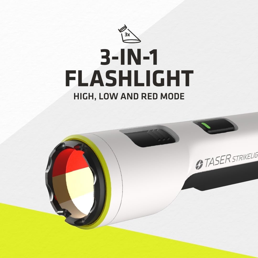 TASER Strikelight 2 Rechargeable Stun Gun Flashlight