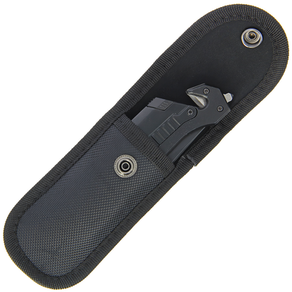 Tiger-USA 5-in-1 EDC Folding Survival Pocket Knife w/ LED Light & Fire Starter