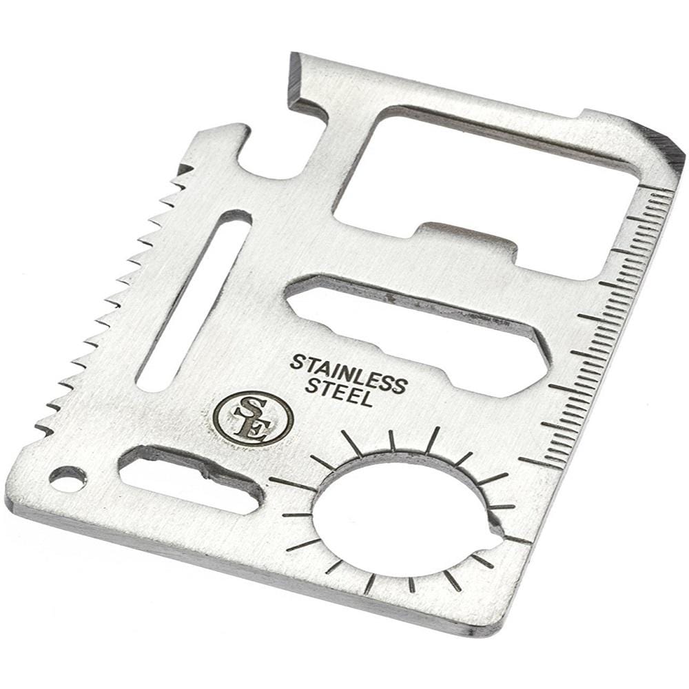 WeaponTek 11-in-1 Wallet Credit Card Tool Survival Utility Pocket Knife