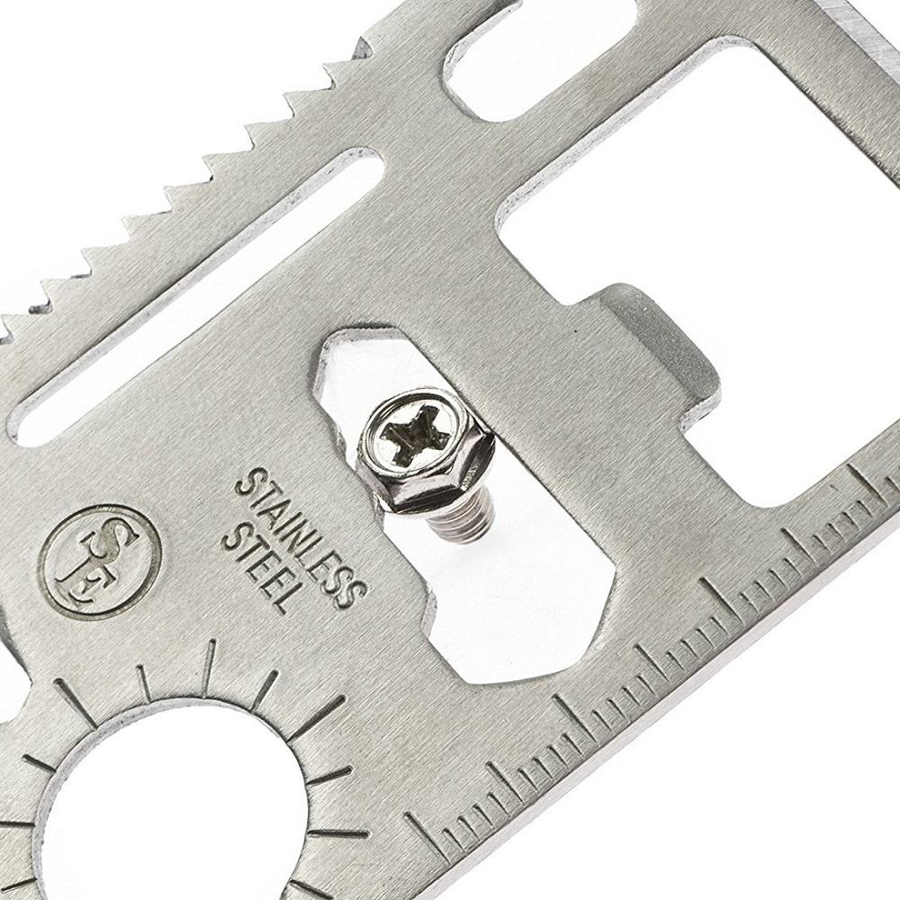 WeaponTek 11-in-1 Wallet Credit Card Tool Survival Utility Pocket Knife