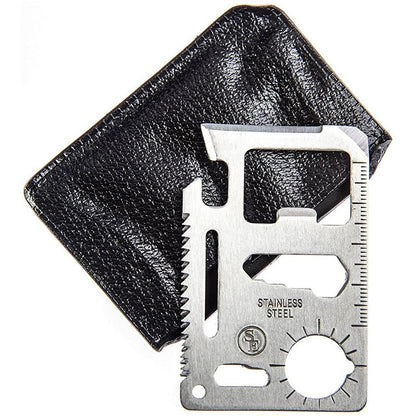 WeaponTek 11-in-1 Wallet Credit Card Tool Survival Utility Pocket Knife