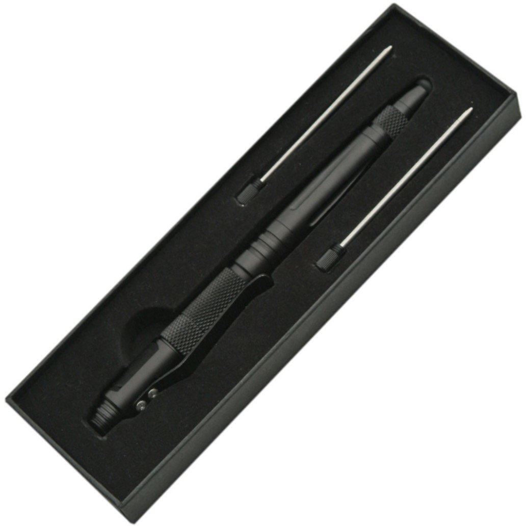 WeaponTek 4-in-1 Tactical Concealed Pen Knife w/ Stylus & Glassbreaker