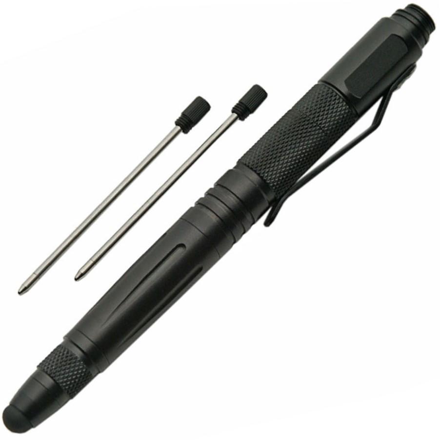 WeaponTek 4-in-1 Tactical Concealed Pen Knife w/ Stylus & Glassbreaker