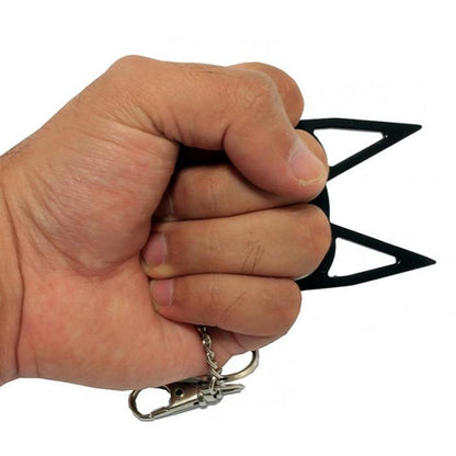 WeaponTek Cat Keychain Self-Defense Metal Knuckle Weapon