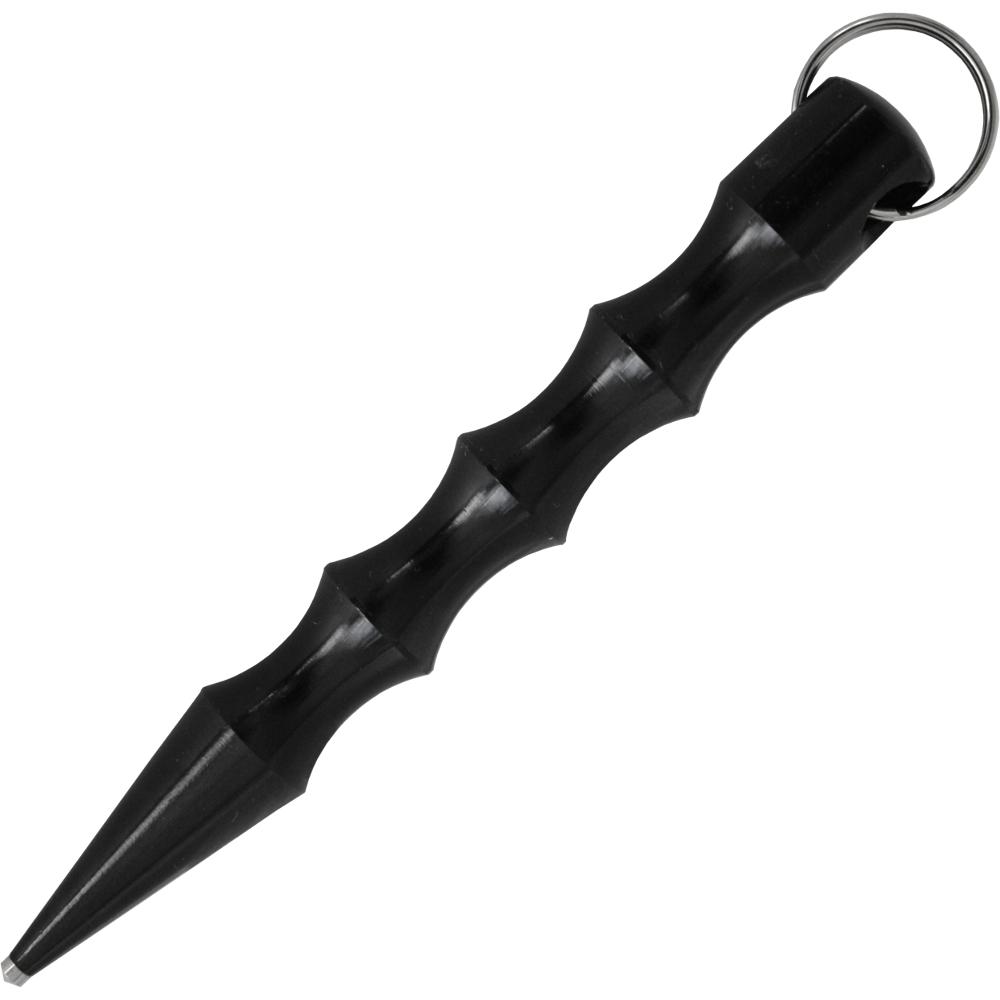 WeaponTek Tactical Pointed Tip Grooved Grip Kubotan 5.5"