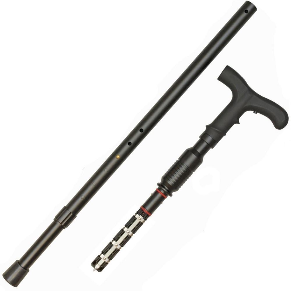 ZAP Covert Rechargeable LED Stun Gun Walking Cane 1M
