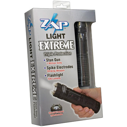 ZAP Light Extreme Rechargeable Stun Gun Flashlight 1M