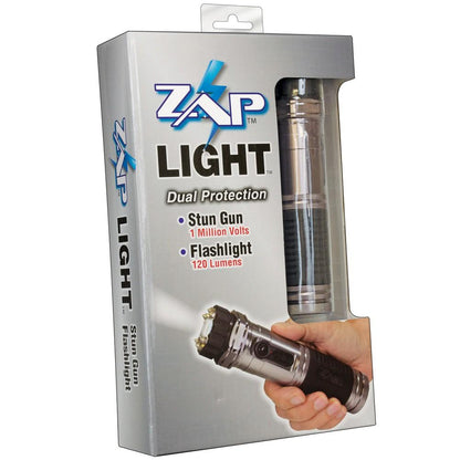 ZAP Light Rechargeable Stun Gun Flashlight 1M