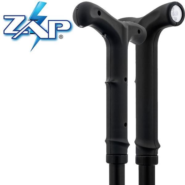 ZAP Rechargeable LED Stun Gun Walking Cane 1M