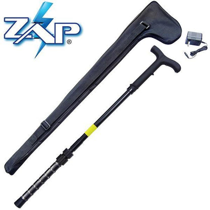 ZAP Rechargeable LED Stun Gun Walking Cane 1M