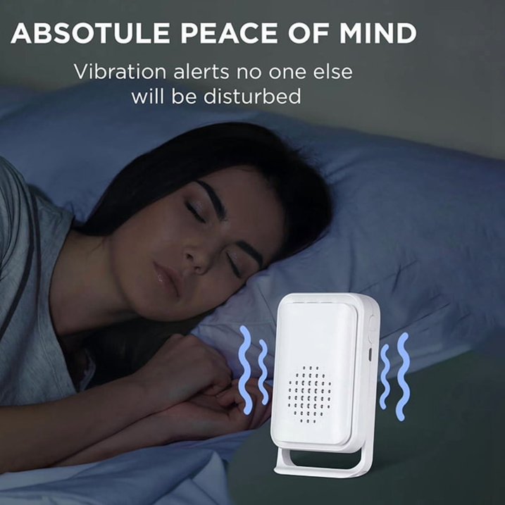 Bed Sensor Alarm for Elderly Dementia Patients - Wireless Fall Detection & Motion Sensor Alert System for Seniors